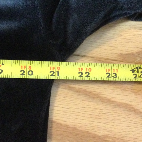 M Spring + Mercer black velvet stretch open front drape jacket - Picture 10 of 14